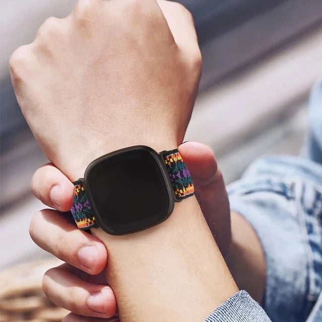 Πλεκτό Λουράκια Ρολόι Fitbit Versa 1 Versa 2 Versa 3 