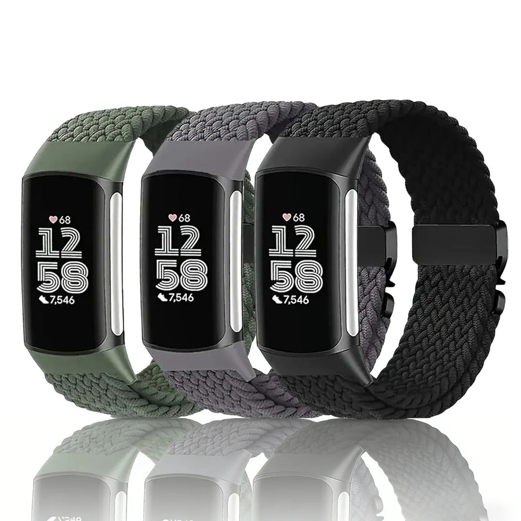 Πλεκτό βραχιόλι για το ρολόι Fitbit Charge 5, Charge 6