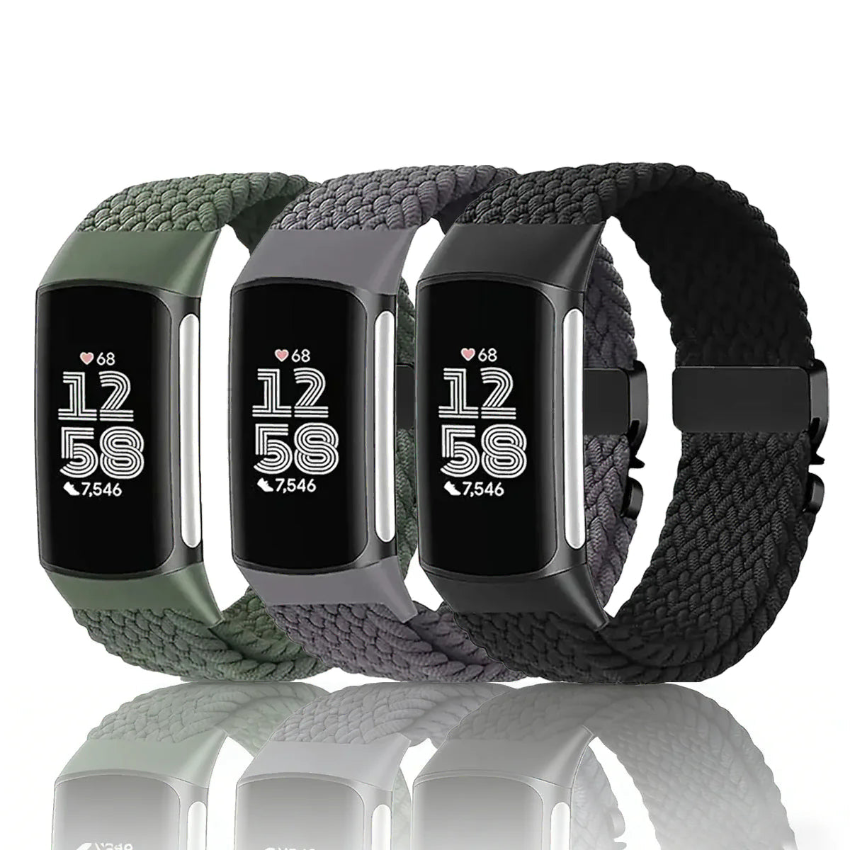 Πλεκτό βραχιόλι για το ρολόι Fitbit Charge 5, Charge 6