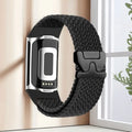 Πλεκτό βραχιόλι για το ρολόι Fitbit Charge 5, Charge 6 μαύρο