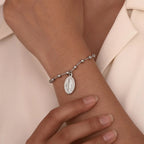 Βραχιόλι Παναγία Μαργαρίτα Χριστιανικό ασημένιο