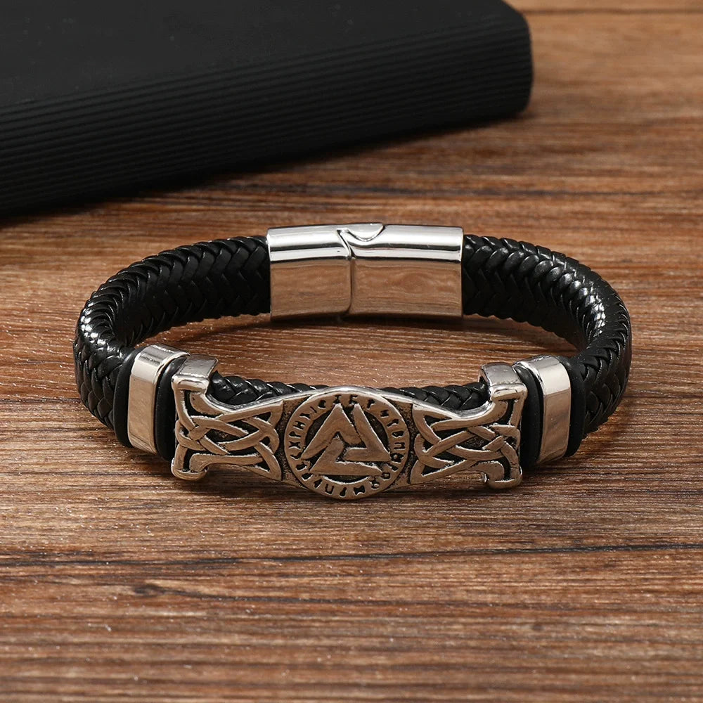Bracelet Viking Valknut Homme