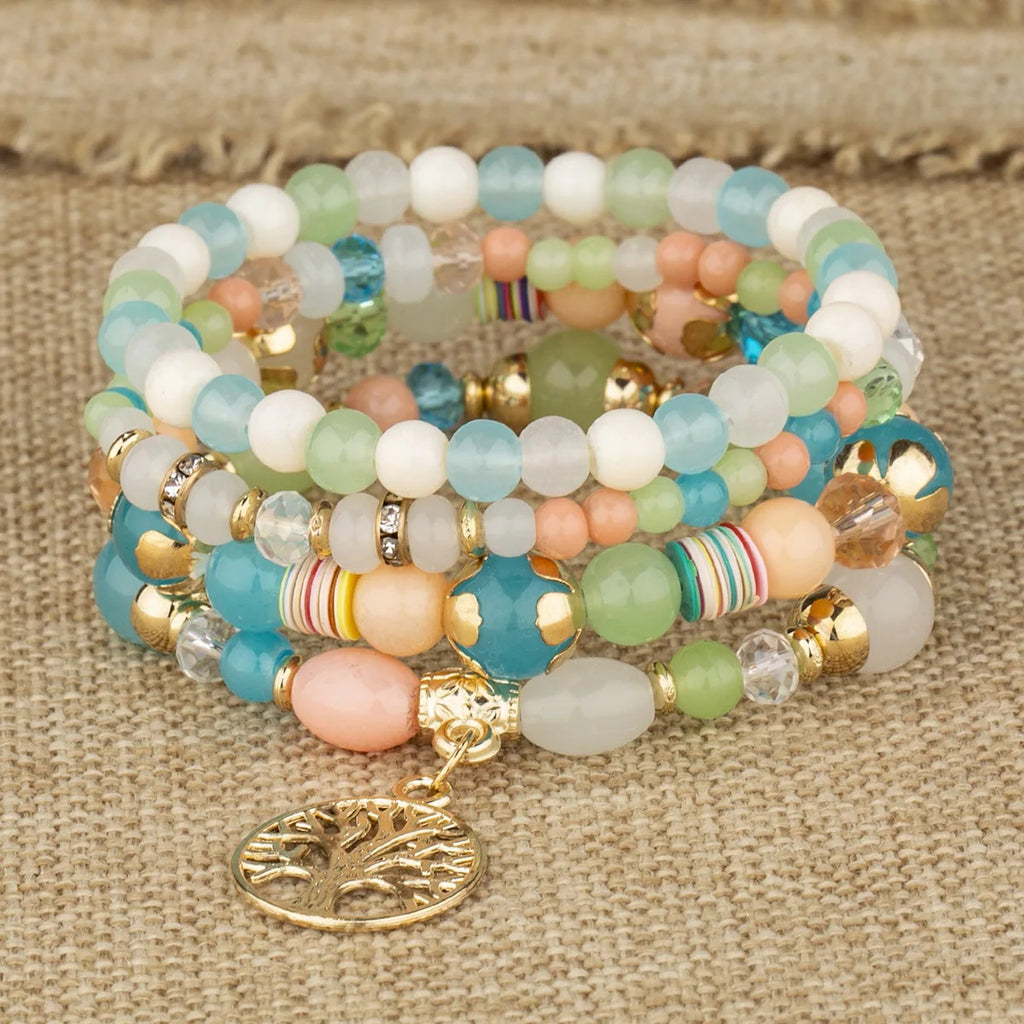 Βραχιόλια με Πολύχρωμο Δέντρο της Ζωής