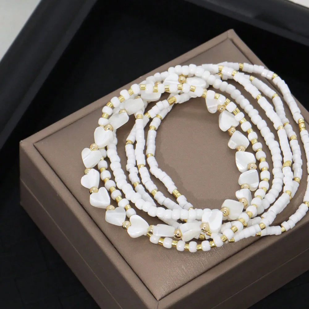 Βραχιόλια με Χάντρες και Καρδιές