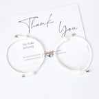 Βραχιόλια για Ζευγάρια Φίλων Gourmette Καρδιά Μαγνητική 3