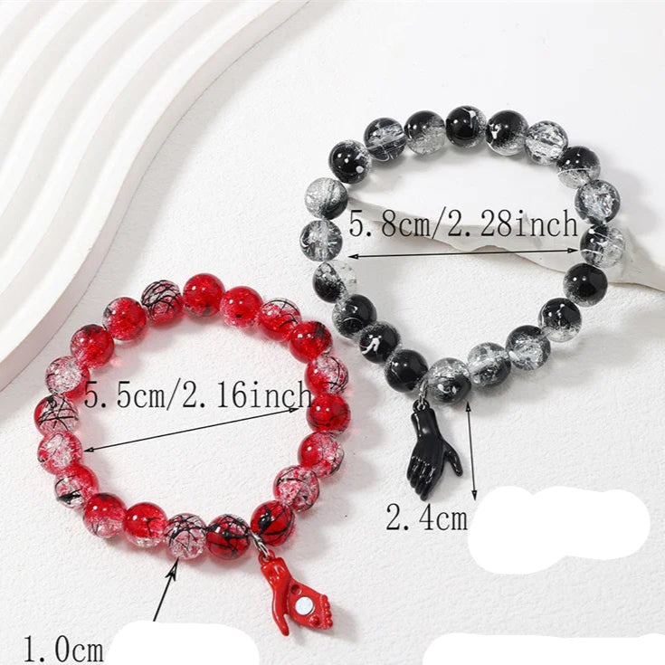 Βραχιόλια για Ζευγάρια Ρομαντικό Μαγνητικό Gourmette 3