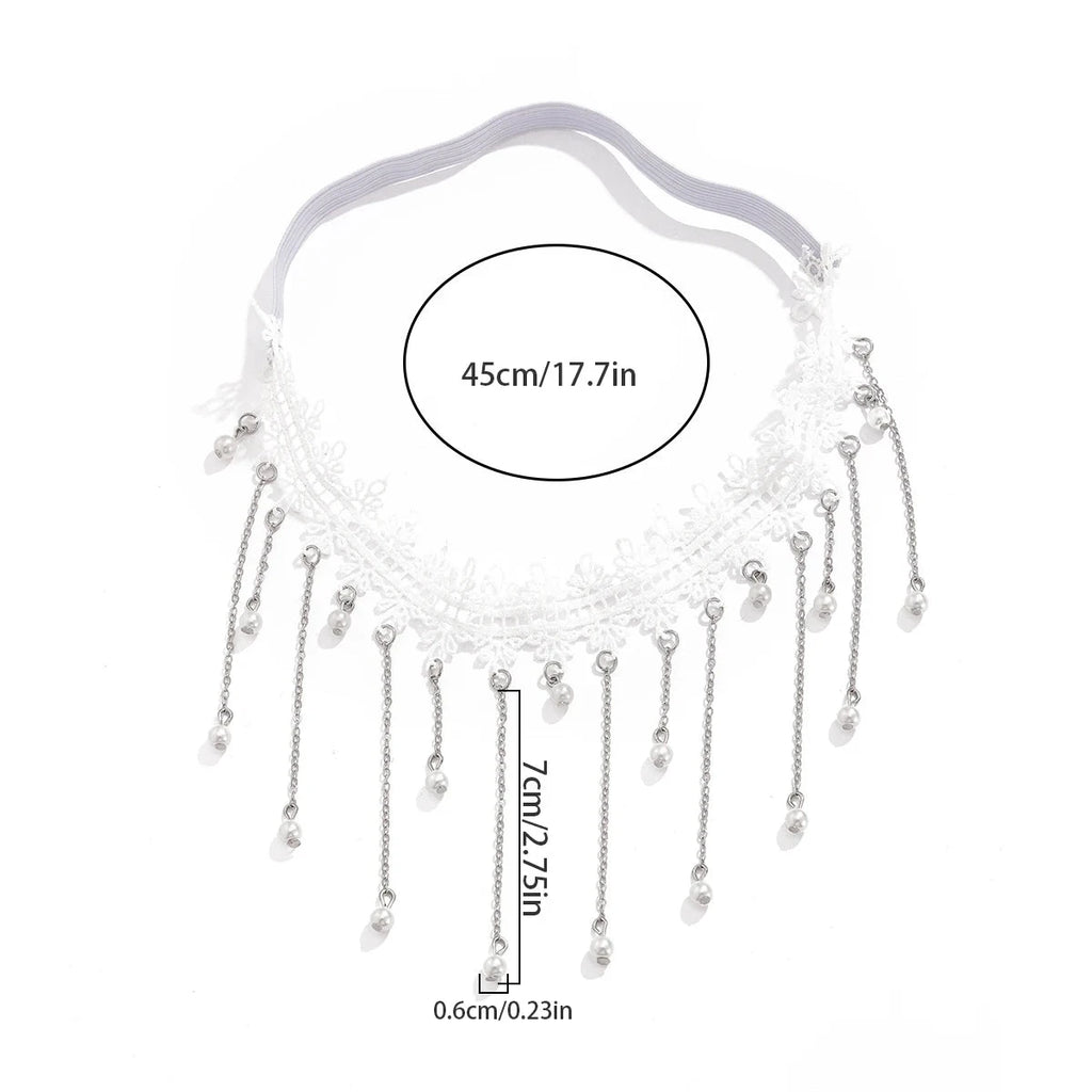 Λευκή Ζώνη Μηρού - Κόσμημα Μηρού Σώμα Μηρός Γυναίκα Πόδι