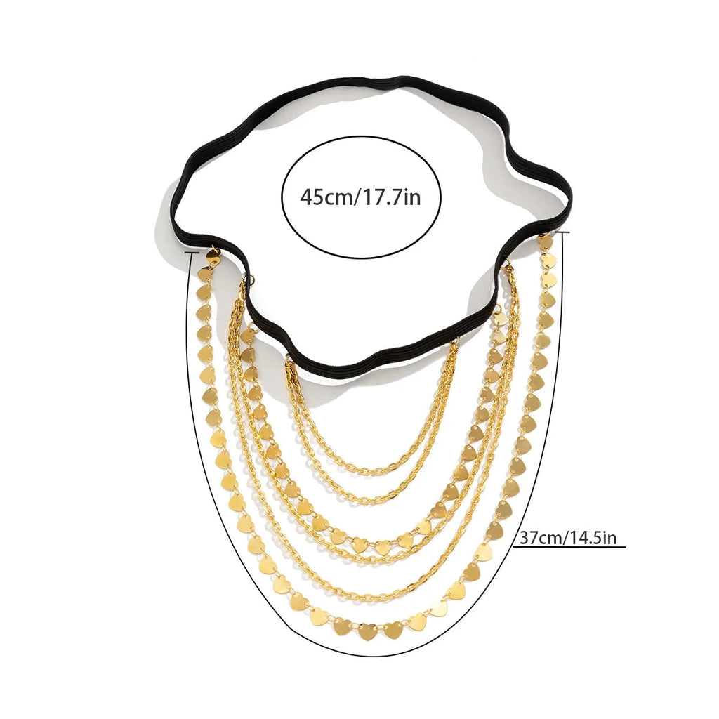 Αλυσίδα Μηρού Καρδιά - Κόσμημα Μηρού Πόδι Σώμα Μηρός Γυναίκα