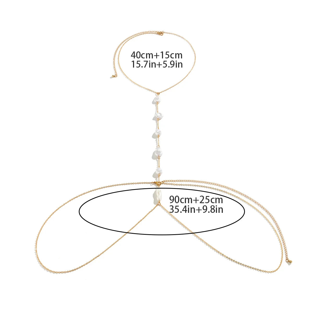 Αλυσίδα Κολιέ Γυναικείο Κολιέ με Μαργαριτάρια