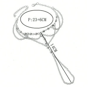 Ασημένια Αλυσίδα Ποδιού - Κόσμημα Ποδιού Γυναικείο