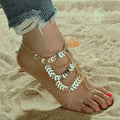 Αλυσίδα Ποδιού Διακοσμημένη - Κόσμημα Ποδιού Γυναικείο
