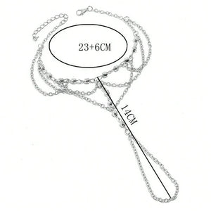 Αλυσίδα Ποδιού με Λευκά Μαργαριτάρια - Κοσμήματα Ποδιού για Γυναίκες