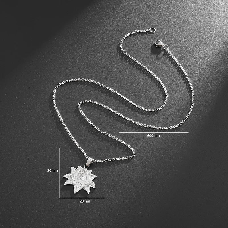 Αλυσίδα & Μετάλλιο Λωτός