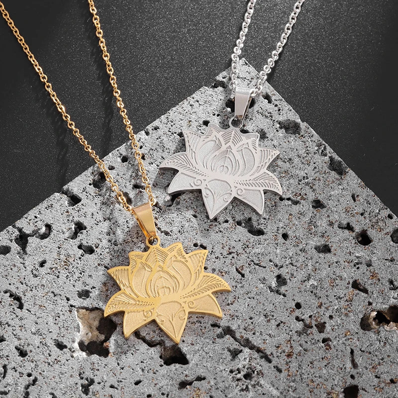 Αλυσίδα & Μετάλλιο Λωτός