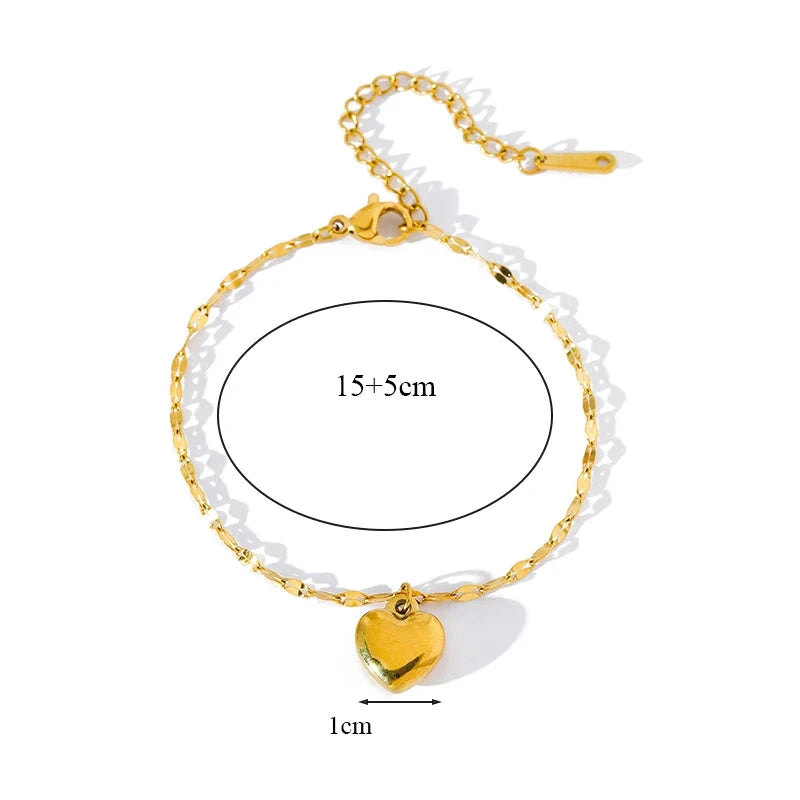 Σετ από 3 Κοσμήματα Καρδιά 