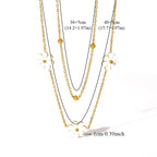 Σετ από 3 Κοσμήματα Μαργαρίτες Χρυσό 