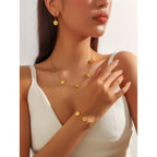 Σετ από 3 Κοσμήματα Μαργαρίτες Χρυσό 