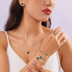 Σετ Κοσμημάτων Τριφύλλι με 5 Κοσμήματα 