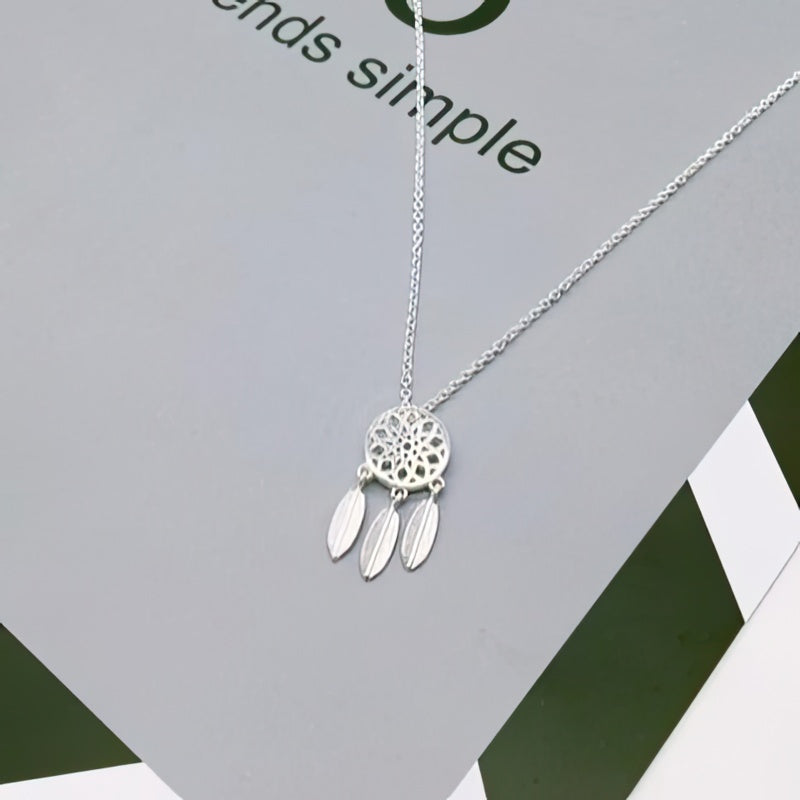 Κολιέ Ονειροπαγίδα Ασήμι 