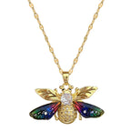 Κολιέ με κρεμαστό μελισσάκι