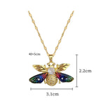 Κολιέ με κρεμαστό μελισσάκι