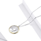 Κολιέ με μενταγιόν Δέντρο της Ζωής για γυναίκες με ζιρκόν