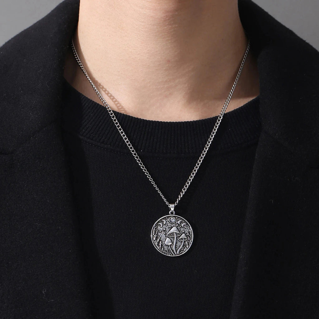 Κολιέ με μενταγιόν μανιτάρια