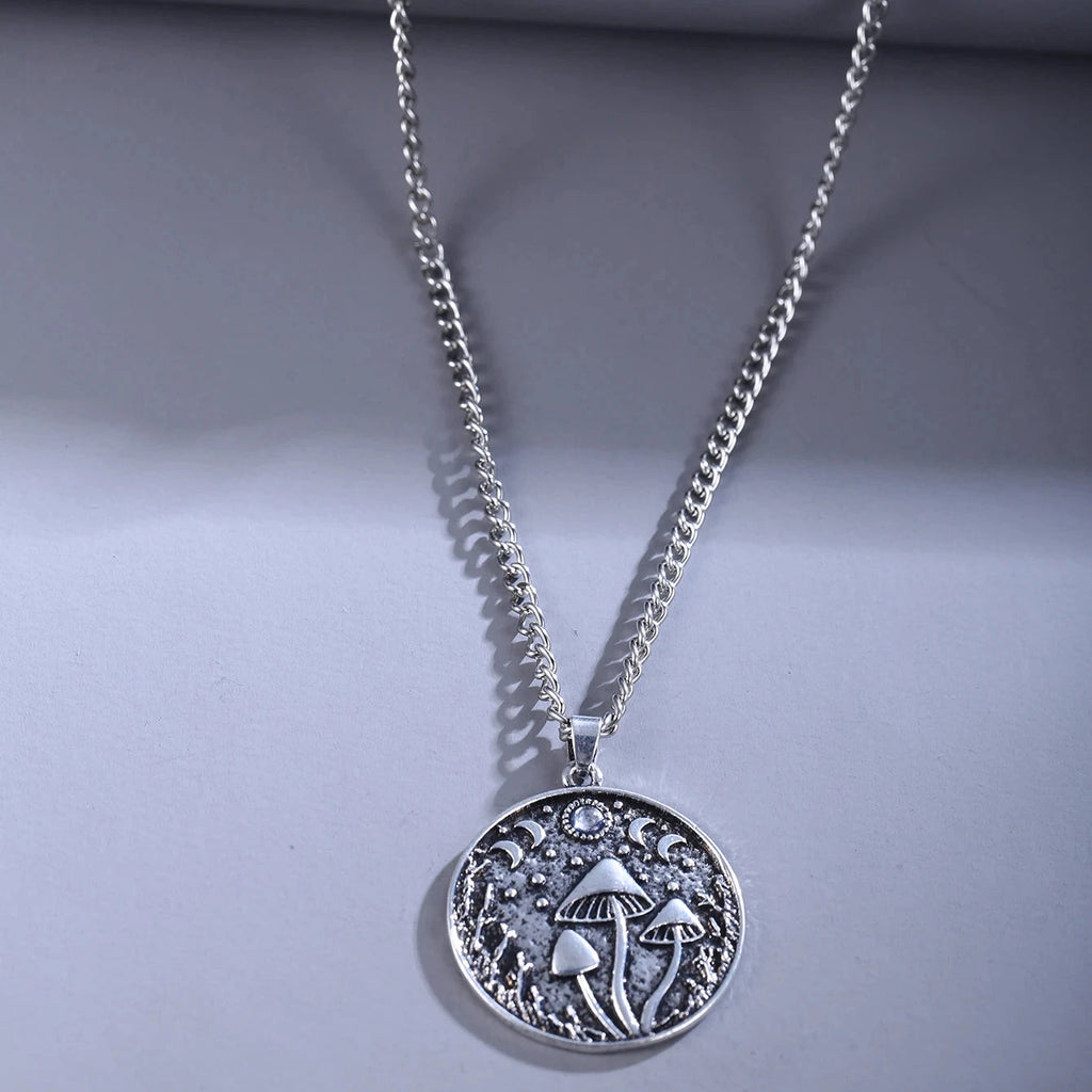 Κολιέ με μενταγιόν μανιτάρια