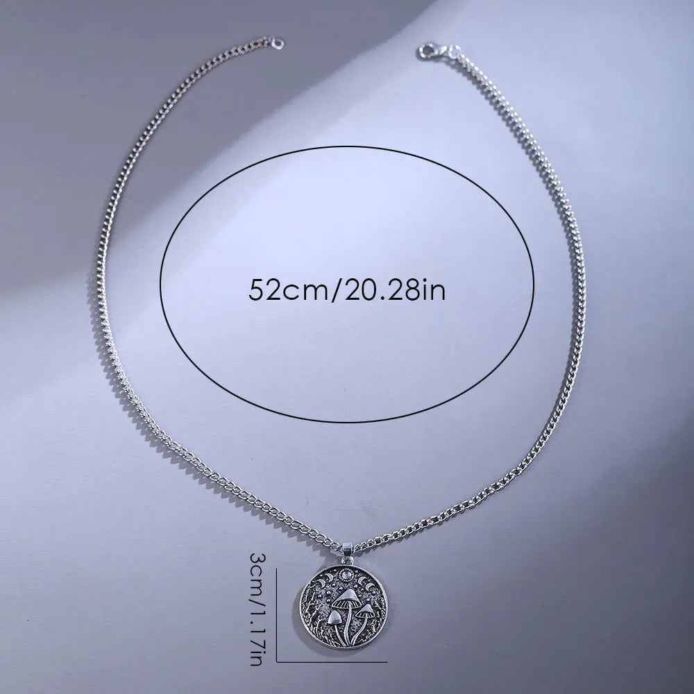 Κολιέ με μενταγιόν μανιτάρια