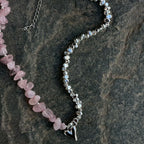 Κολιέ με μενταγιόν καρδιά Β