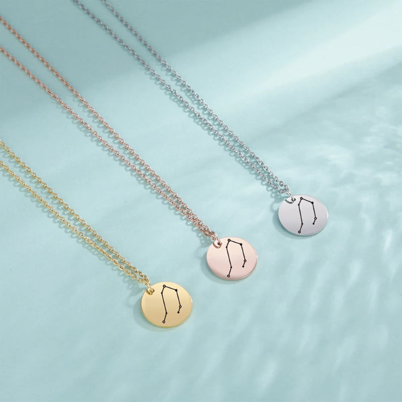 Κολιέ με κρεμαστό κόσμημα αστερισμού Ζώδιο