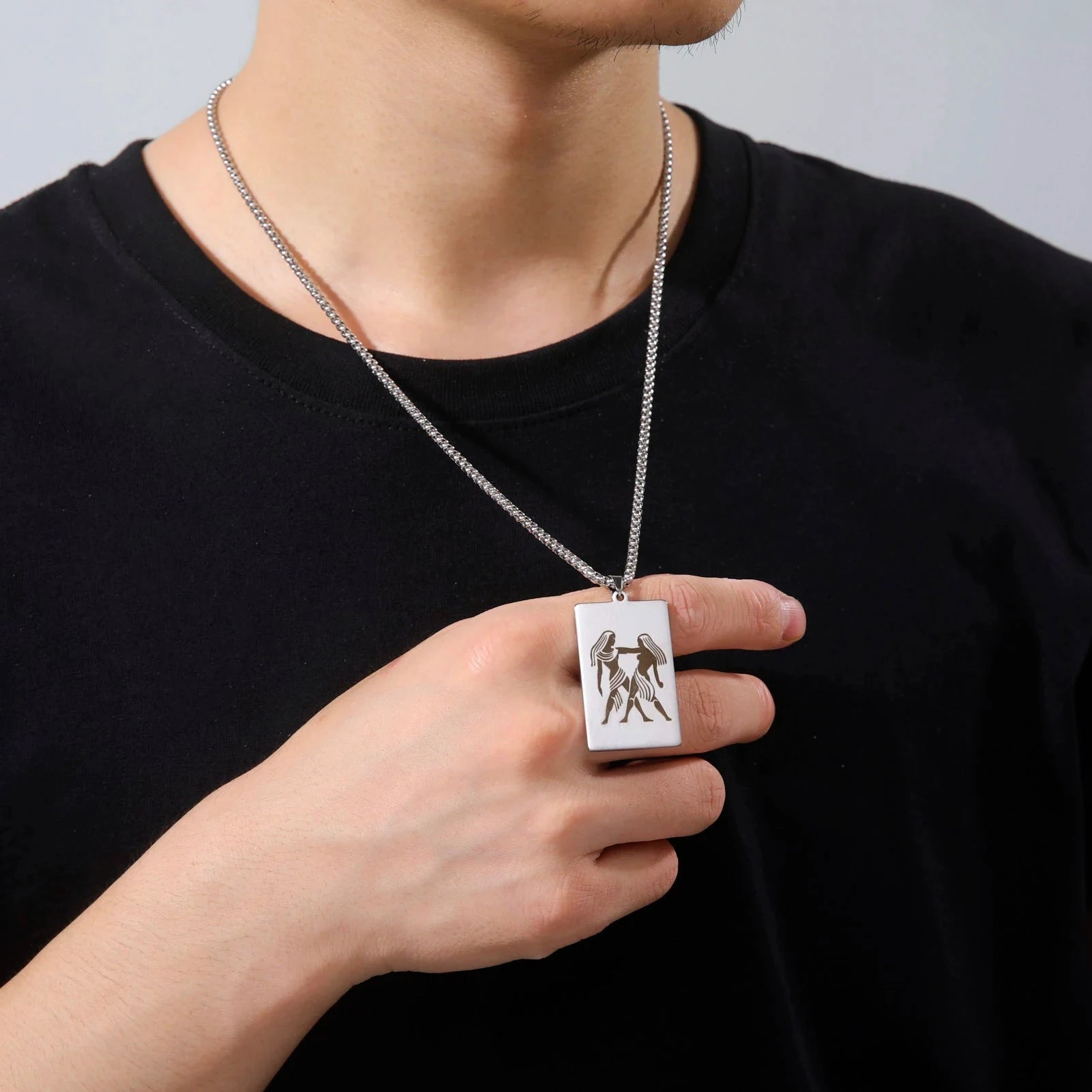 Κολιέ με Κρεμαστό Κομψό Ζώδιο Αστρολογικό 