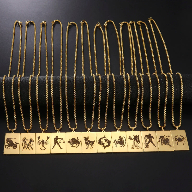 Κολιέ με Κρεμαστό Κομψό Ζώδιο Αστρολογικό