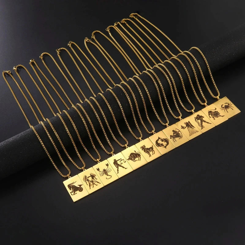 Κολιέ με Κρεμαστό Κομψό Ζώδιο Αστρολογικό