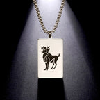 Κολιέ με Κρεμαστό Κομψό Ζώδιο Αστρολογικό