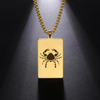 Κολιέ με Κρεμαστό Κομψό Ζώδιο Αστρολογικό