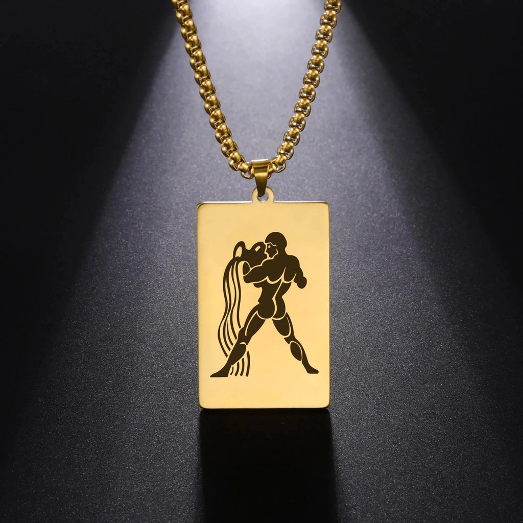 Κολιέ με Κρεμαστό Κομψό Ζώδιο Αστρολογικό