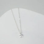 Κολιέ με μενταγιόν αστέρι ασημένιο