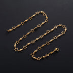 Κολιέ με μενταγιόν αστέρι αστρολογίας για άντρες ή γυναίκες χρυσό