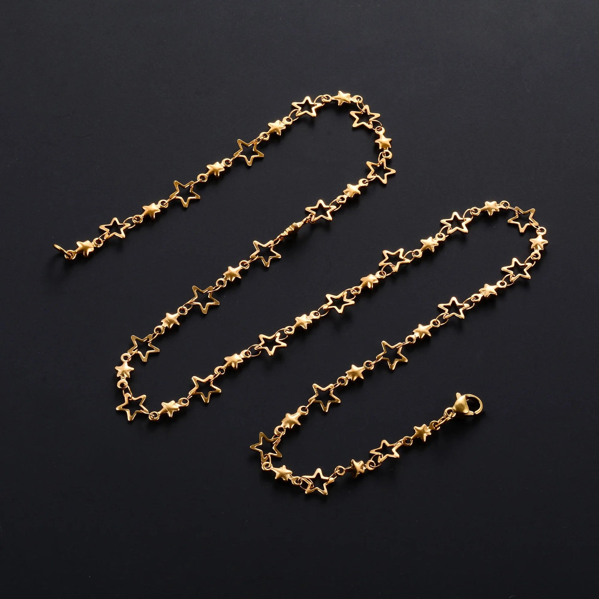 Κολιέ με μενταγιόν αστέρι αστρολογίας για άντρες ή γυναίκες χρυσό