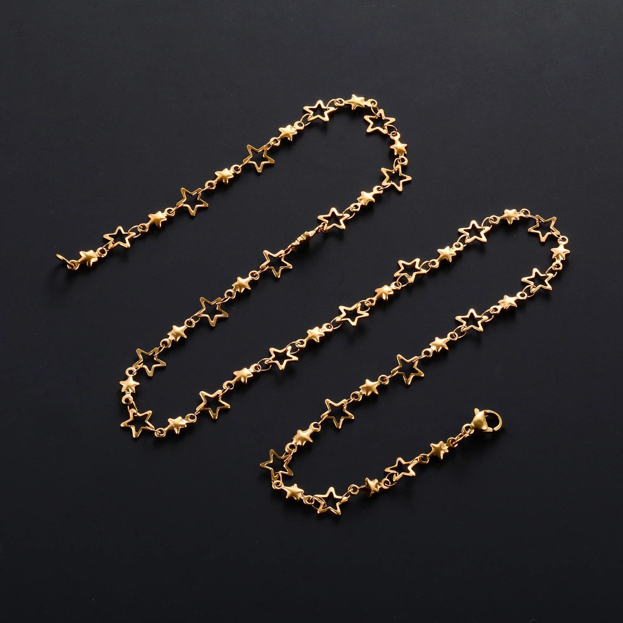 Κολιέ με μενταγιόν αστέρι αστρολογίας για άντρες ή γυναίκες χρυσό