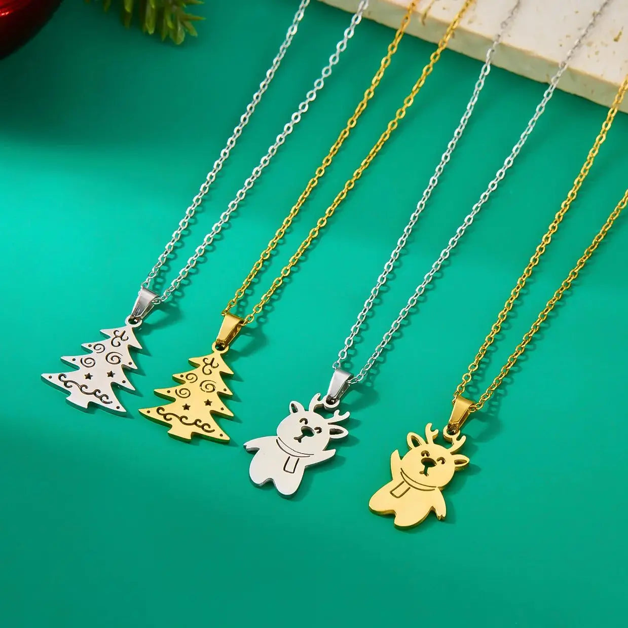 Κολιέ με χειμερινό μενταγιόν