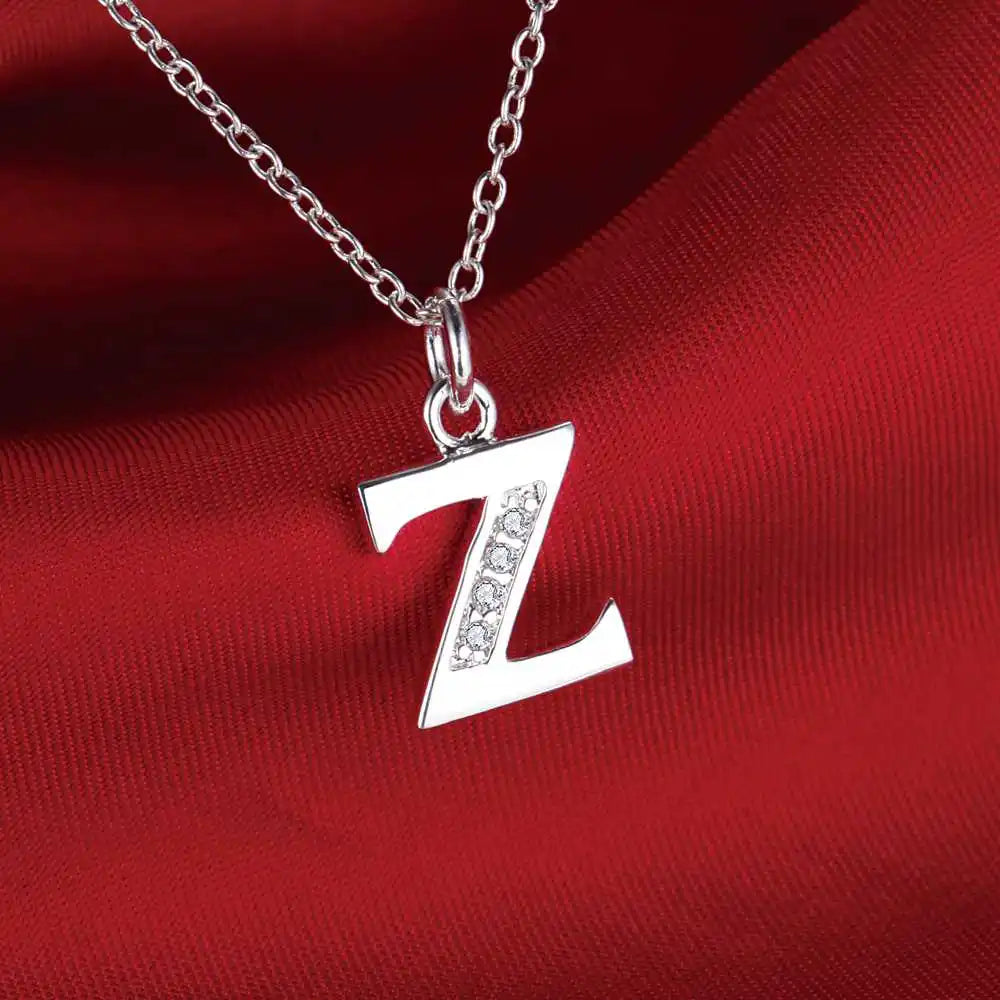 Μακρύ κολιέ με κρεμαστό αρχικό z