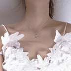 Κολιέ με μενταγιόν φεγγάρι και αστέρι από κρύσταλλο