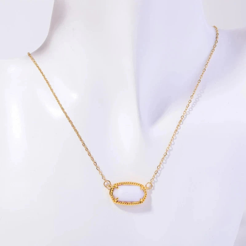 Collier avec Pendentif en Crystal Coloré Signe du Zodiaque