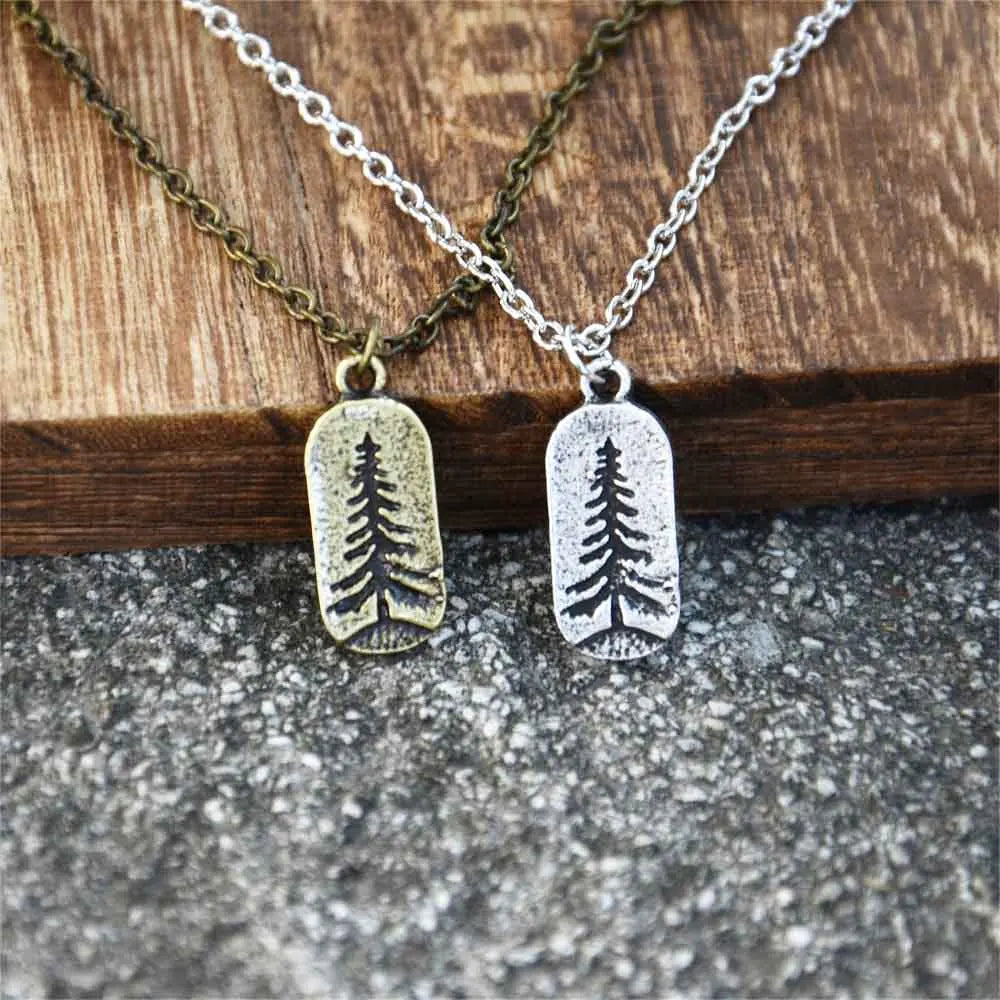 Κολιέ με μενταγιόν δέντρο 