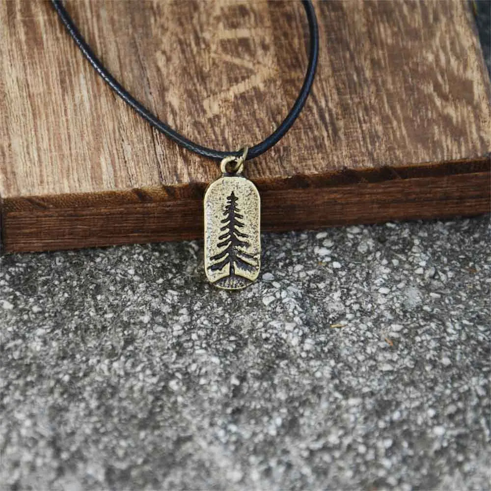 Κολιέ με μενταγιόν δέντρο χρυσό