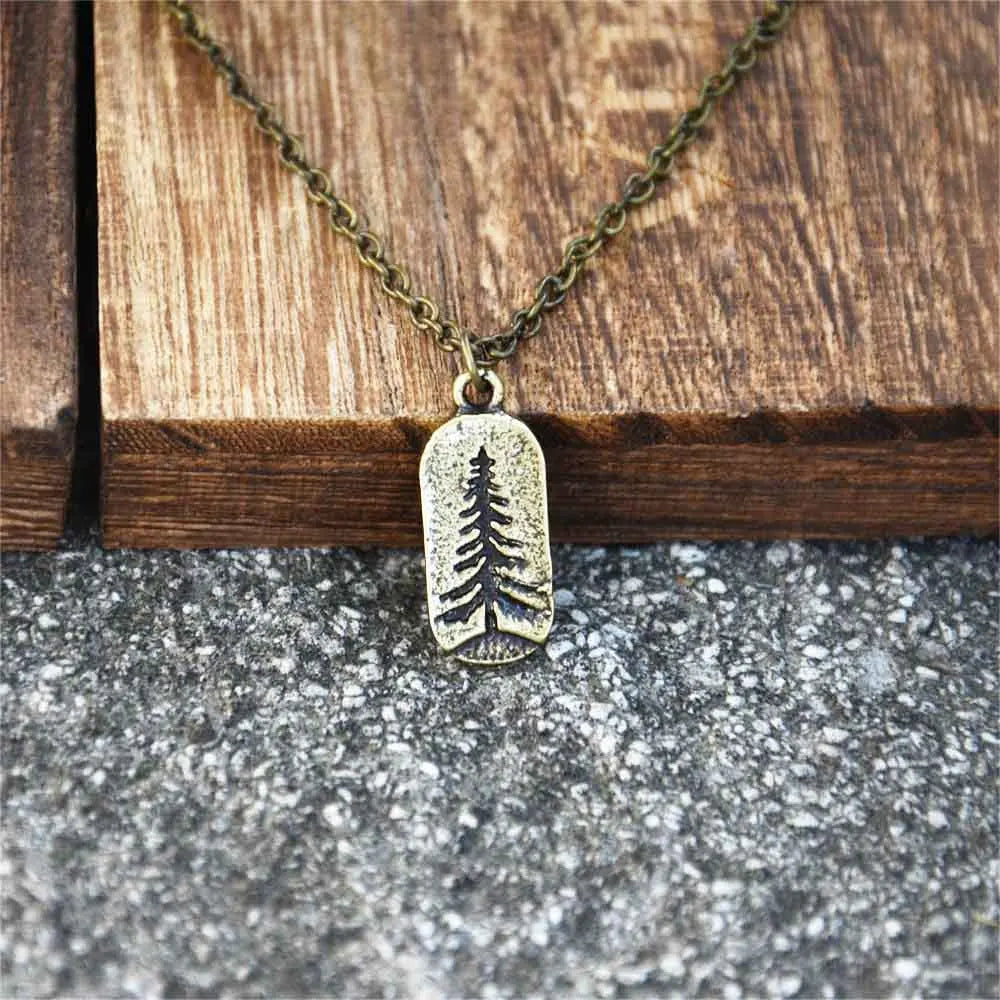 Κολιέ με μενταγιόν δέντρο χρυσό