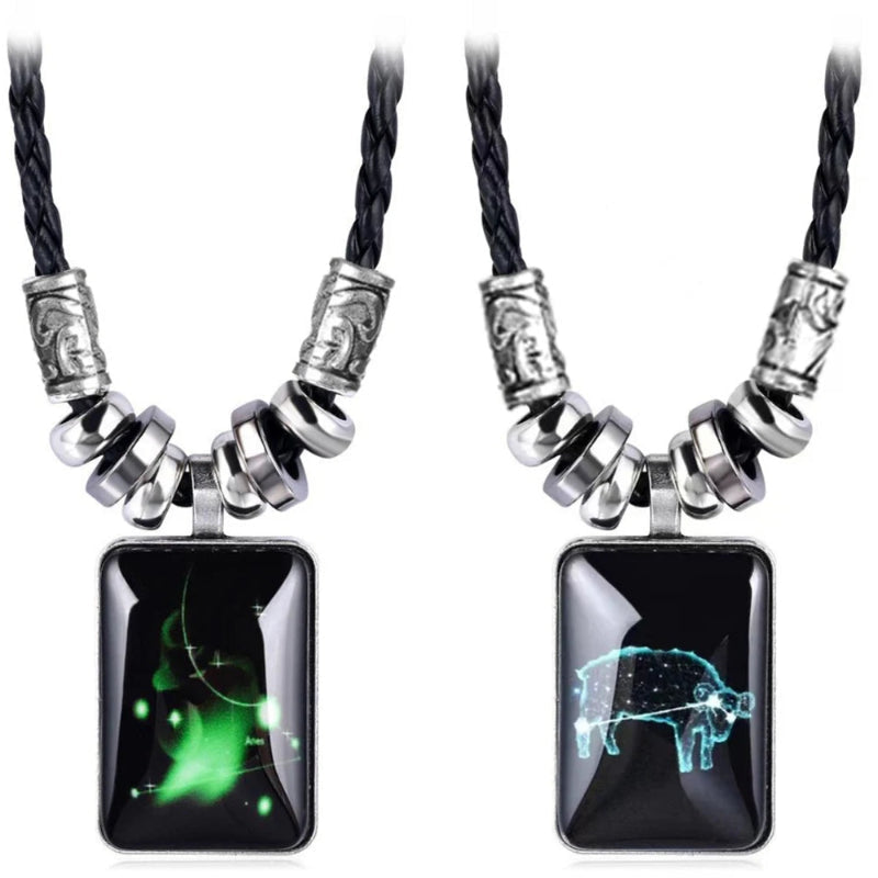 Κολιέ με μενταγιόν ζώδιο για άντρες