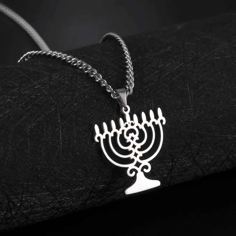 Κολιέ με συμβολικό μεντόνι Menorah